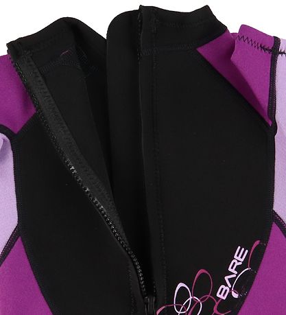 Bare Neoprenanzug - Shorty - Kaulquappe - Lila/Schwarz