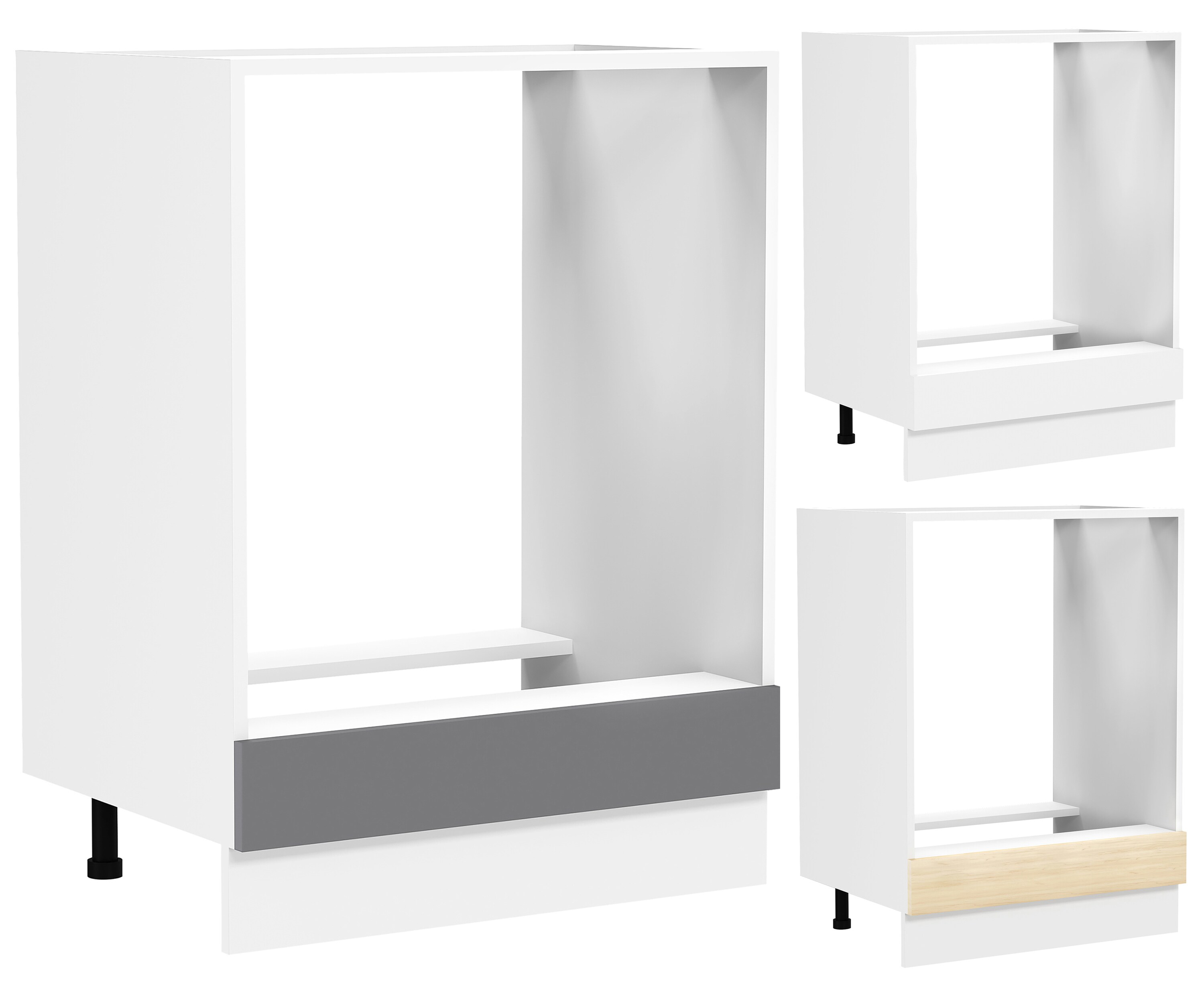 VCM Ofenschrank Breite 60 cm Herdumbauschrank Herdschrank Backofenschrank Fasola