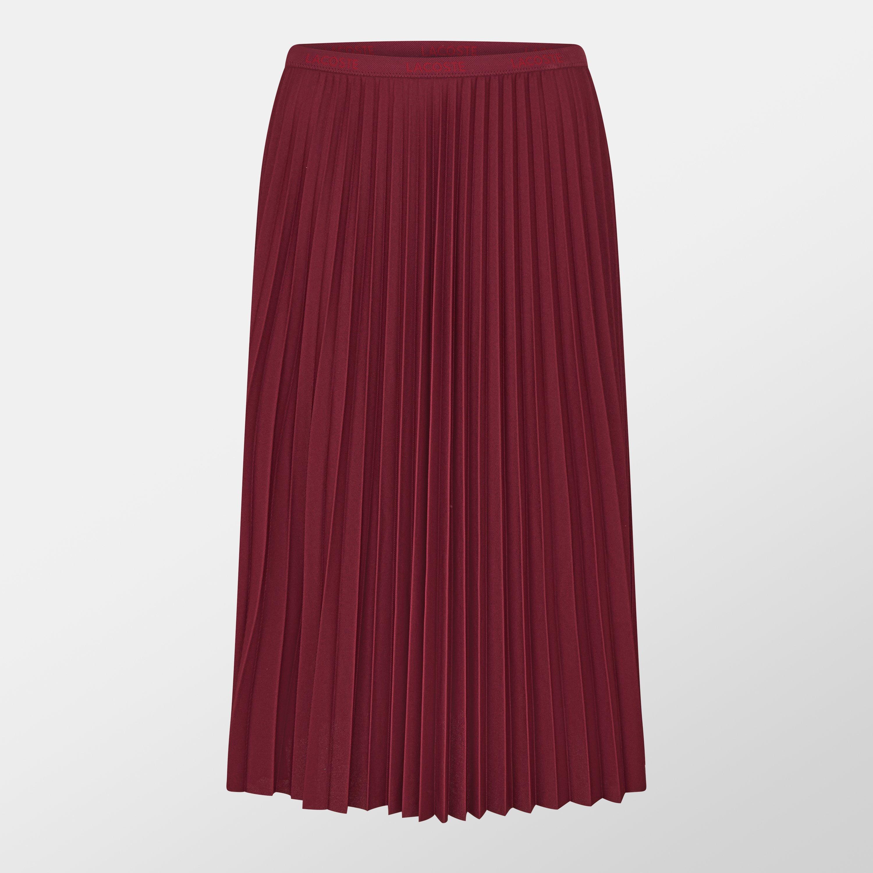 Lacoste Long Pleated Skirt