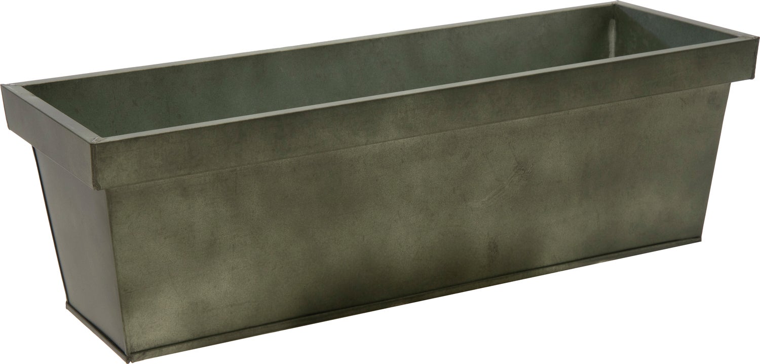 Mega Collections plantenbak Henri groen 50 x 17 x 16 cm