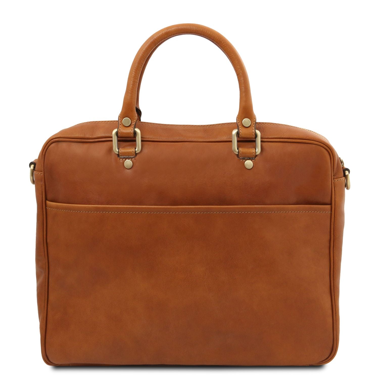 TL142427 – Pisa – leren laptop Aktetas with front pocket