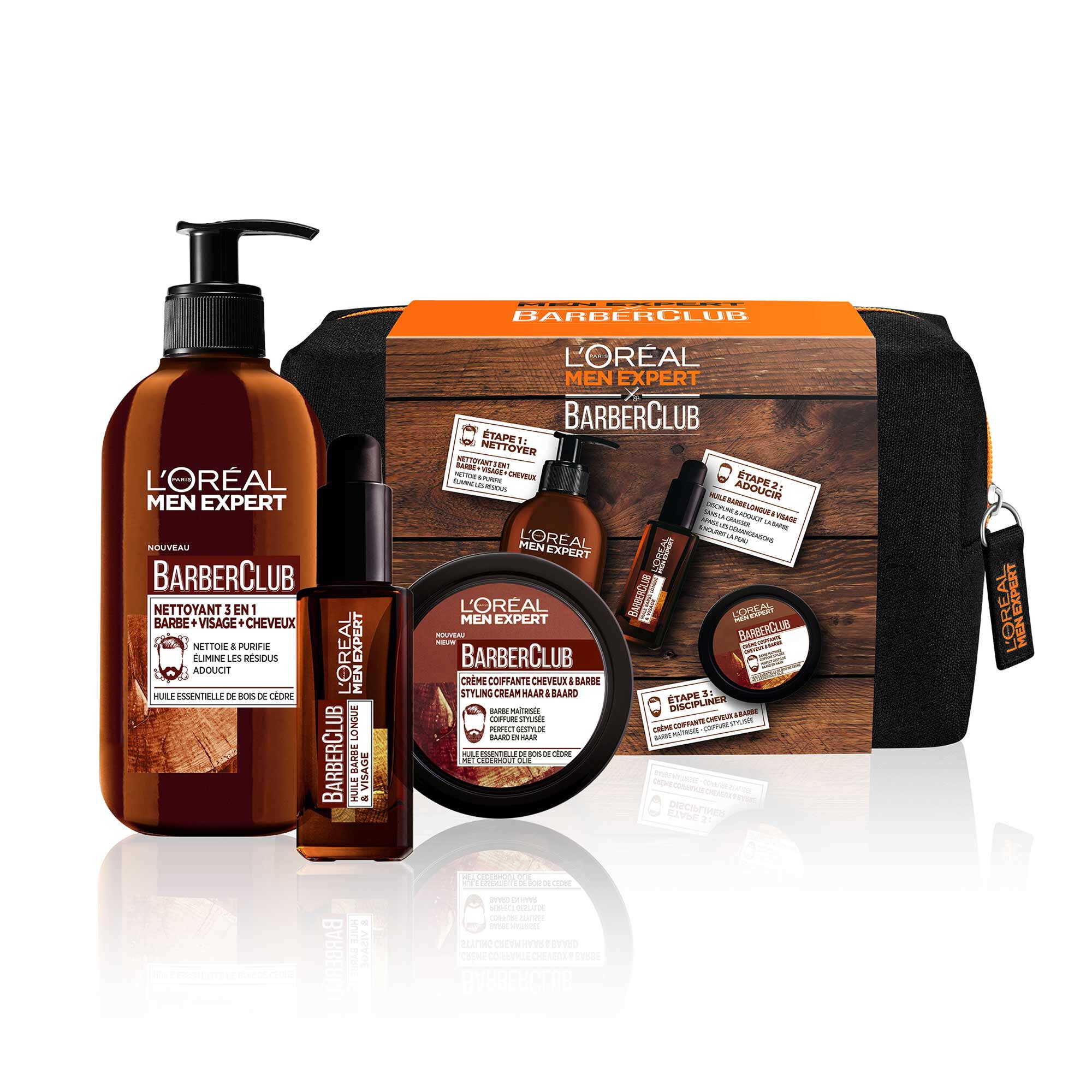 Men Expert BarberClub Trousse Homme - Soin de la Barbe et du Visage