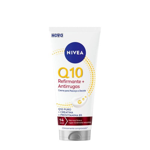 Nivea Q10 Creme para Pescoço e Decote Refirmante   Antirrugas 200ml