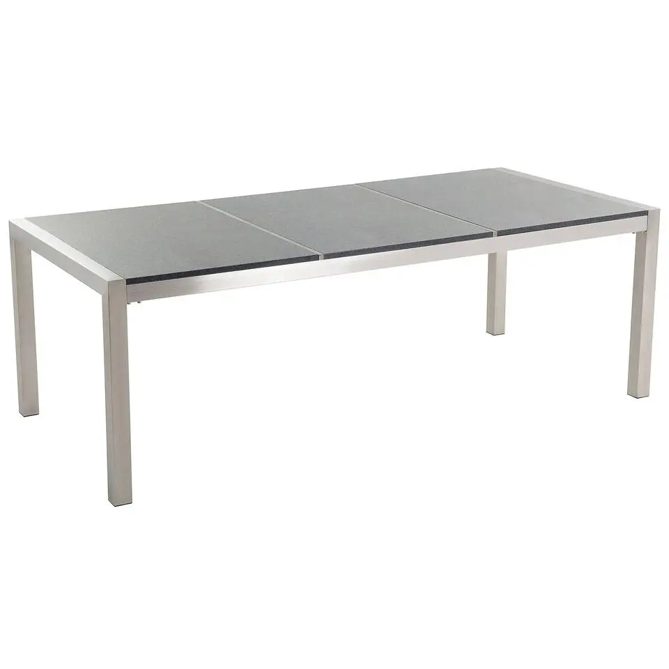 GROSSETO - Tuintafel - Grijs - 220 x 100 cm - Graniet