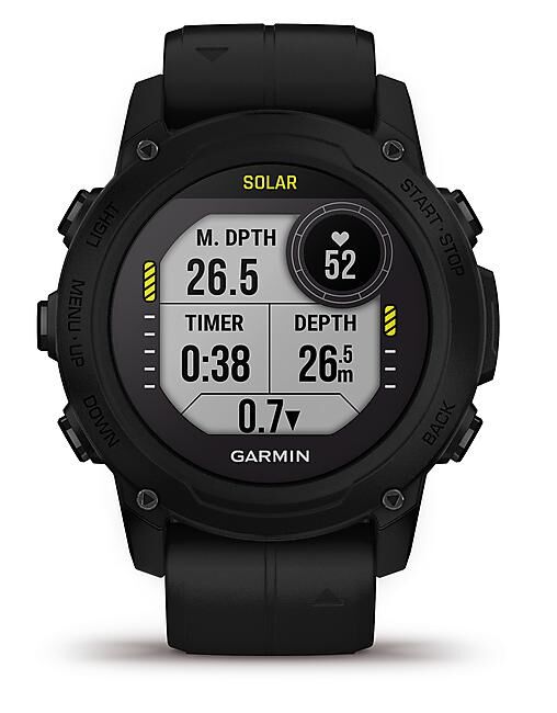 GARMIN - ORDINATEUR DE PLONGEE DESCENT G1 SOLAR NOIR