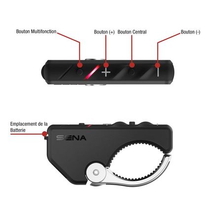 Télécommande Sena Pour guidon RC4
