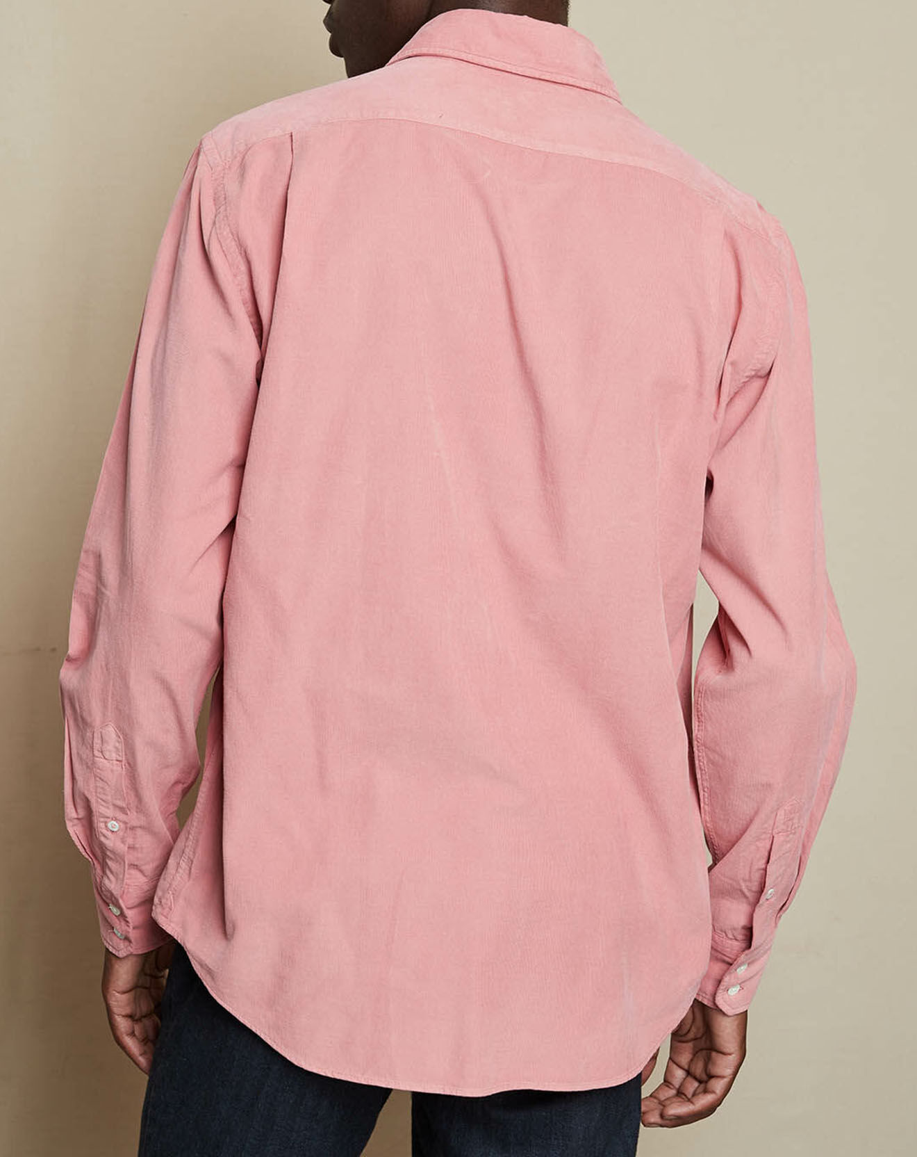 Hartford Chemise regular en velours côtelé Paul Pat pivoine