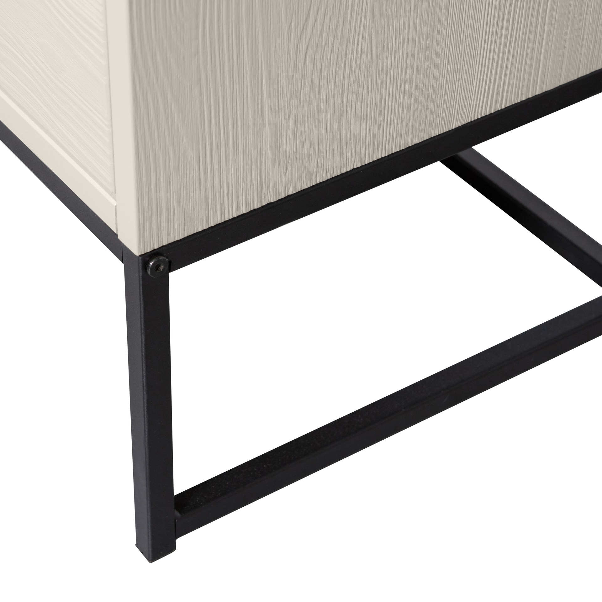 Schrank SILAS 85 x 149 cm Kiefer massiv im Farbton Staub