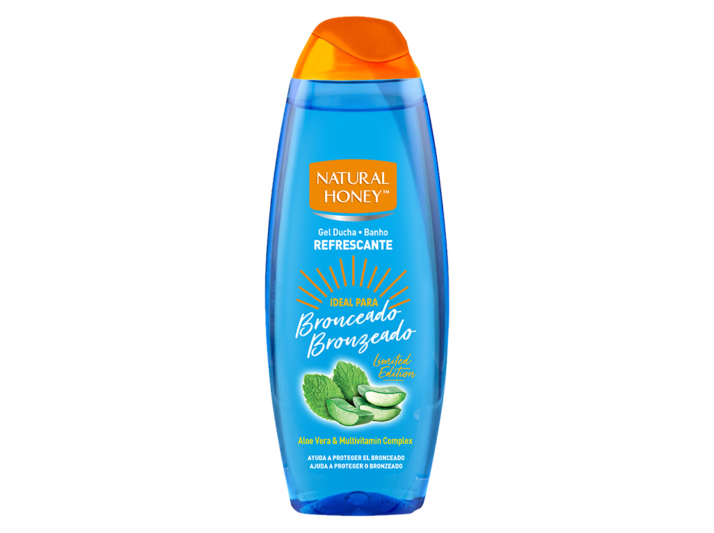 GEL DE BANHO NATURAL HONEY BRONZEADO ALOÉ VERA 500 ML