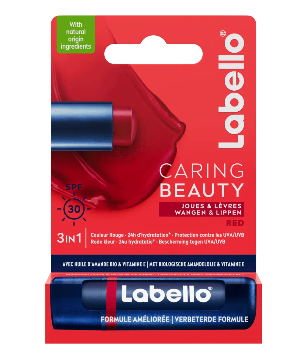 STICK LÈVRES CARING BEAUTY RED