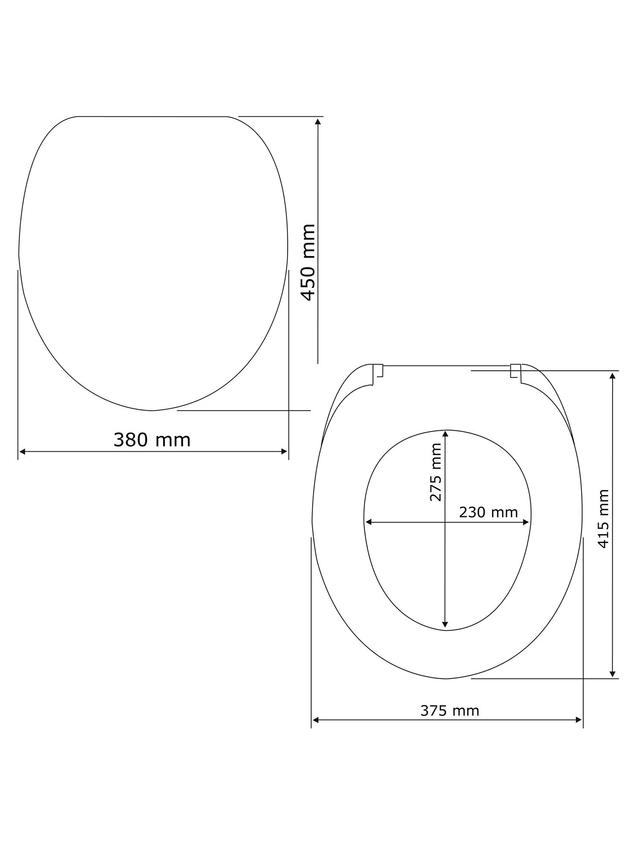 Premium WC-Sitz mit Absenkautomatik, Duroplast