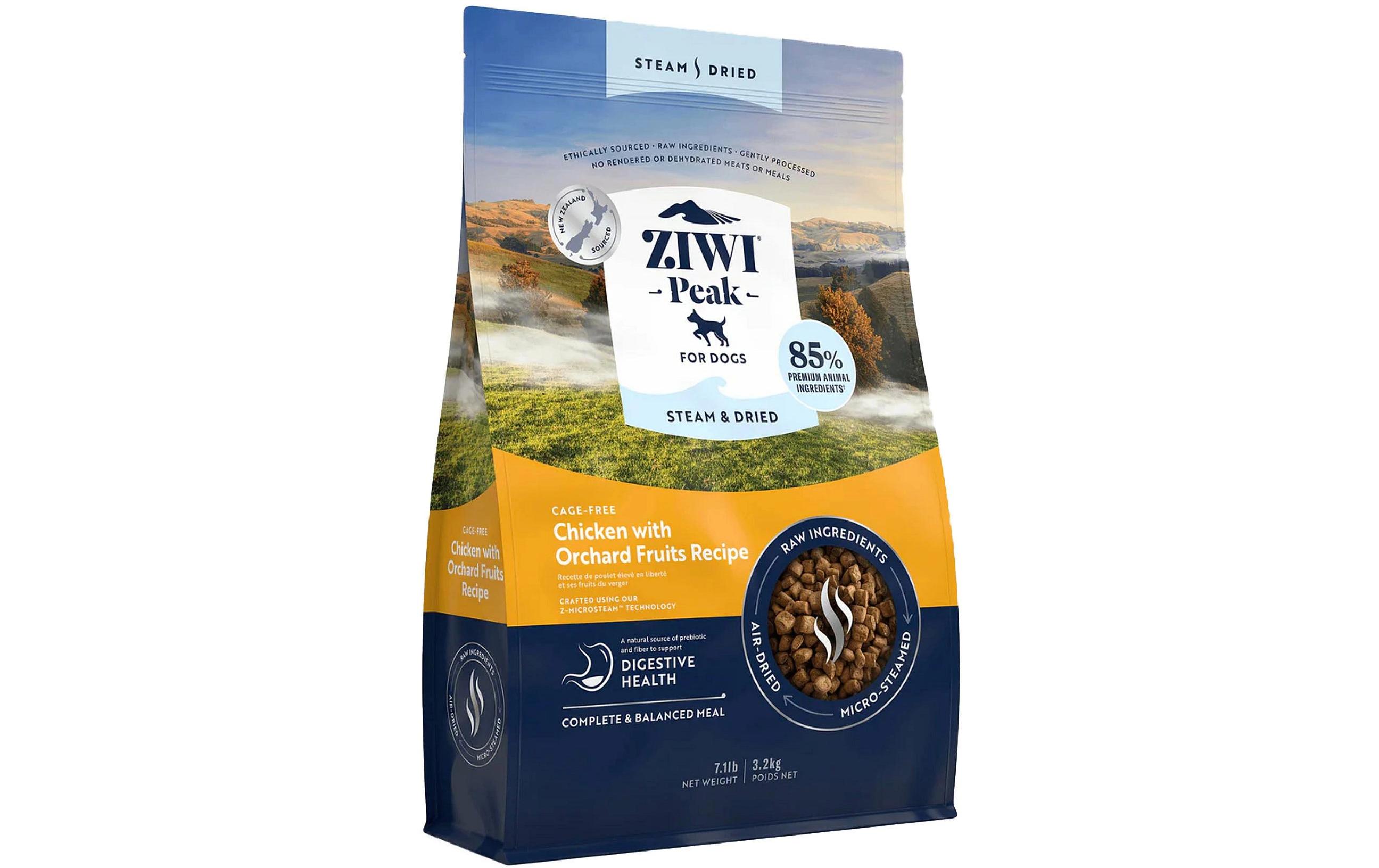 Trockenfutter Chicken and Fruit luftgetrocknet 3.2 kgMikrogedämpftes Hundefutter mit Omega-3-Fettsäuren, Kalzium und Phosphor