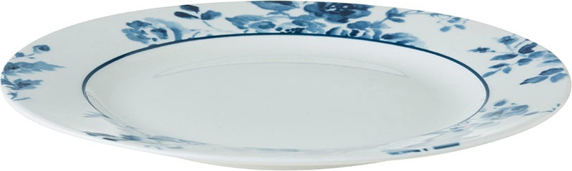 Laura Ashley gebaksbord China Rose blauw D 18 H 1,7 cm