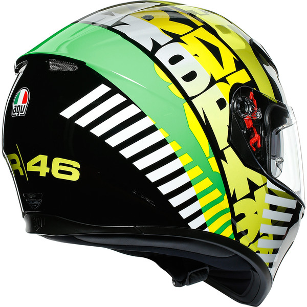 AGV - Casque K3 SV Tribe 46 Jaune / Noir / Vert