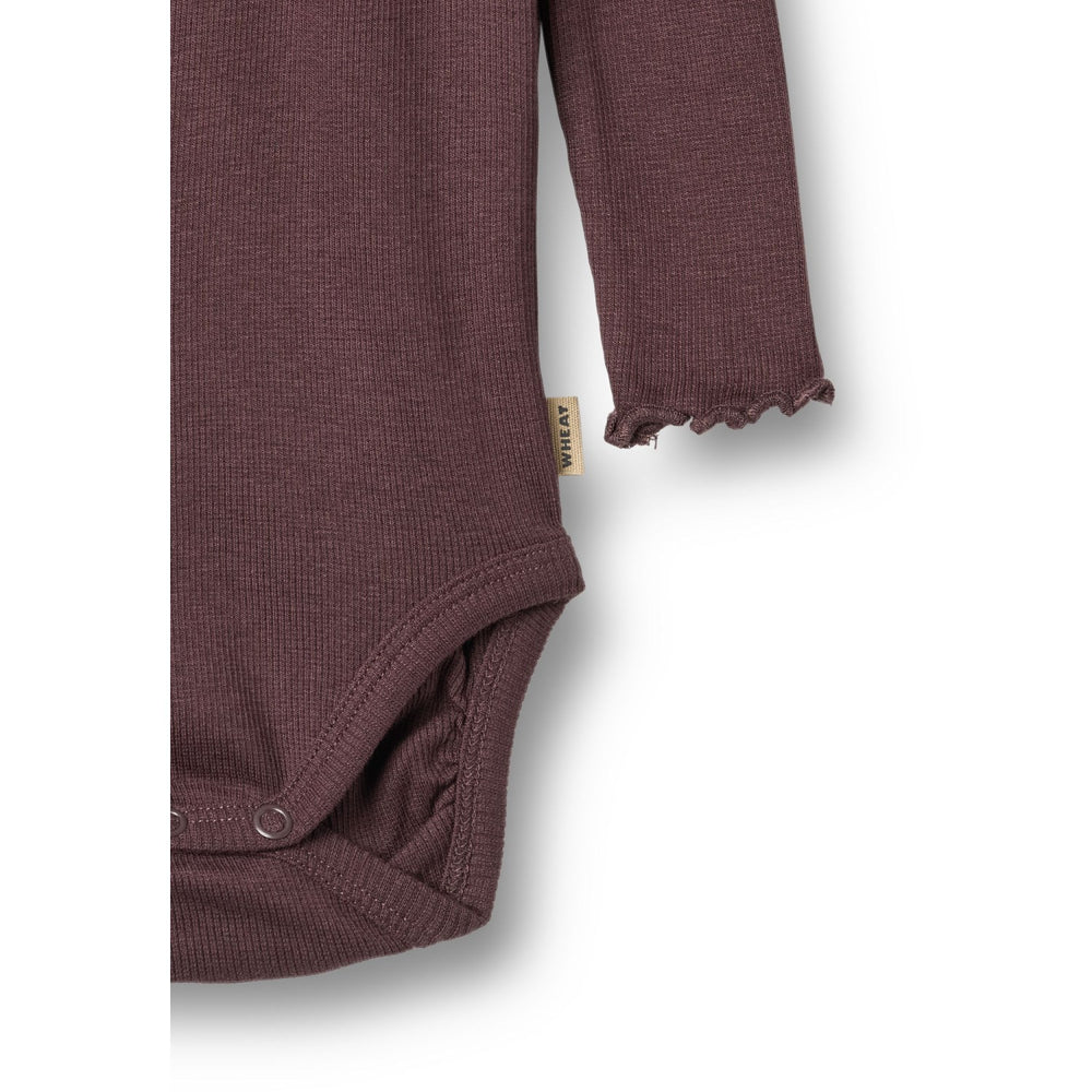 Køb Wheat Fudge Rib Body L/S Lotta