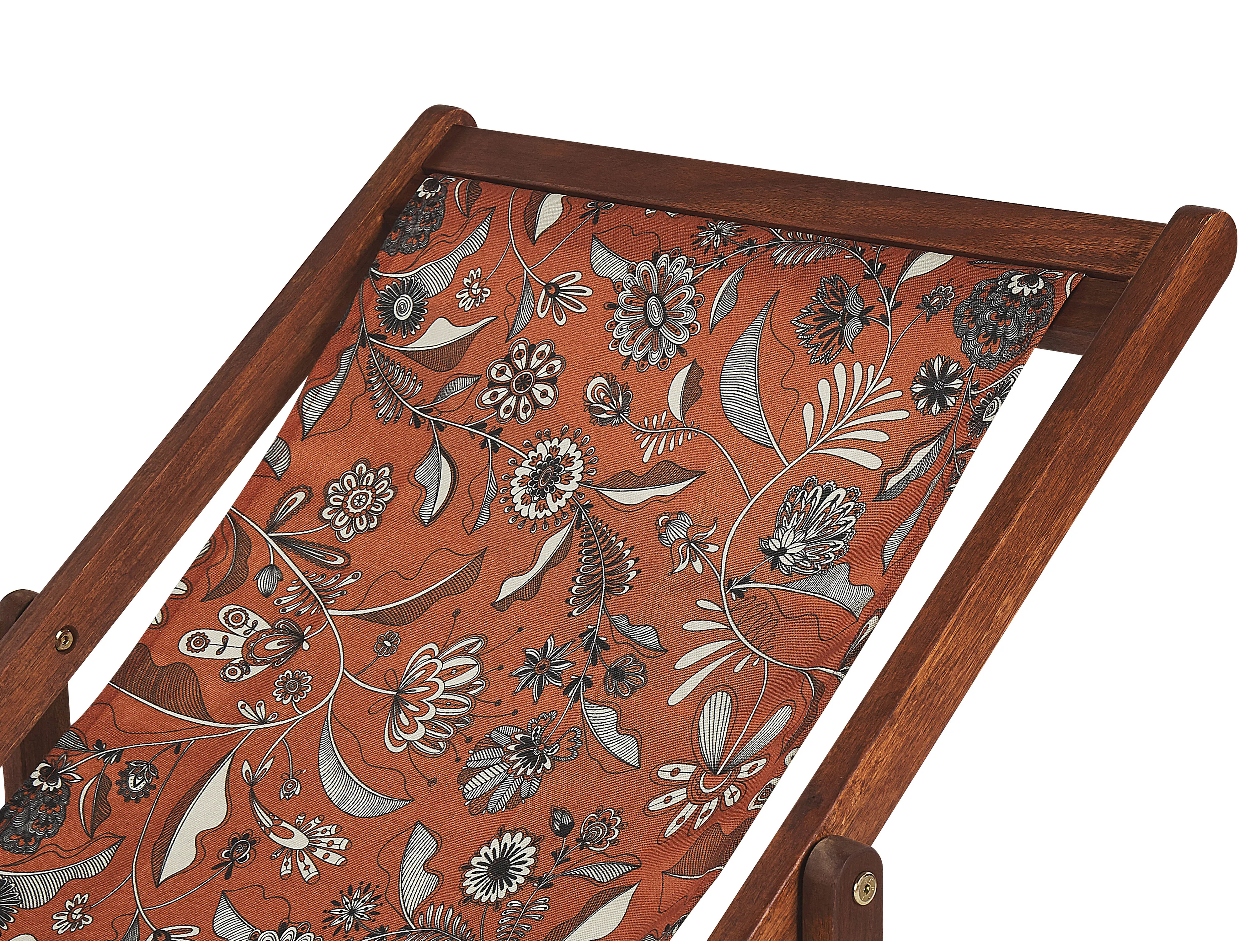 Set van 2 vervangingshoezen voor ligstoel ANZIO/AVELLINO 113 x 44 cm Rood