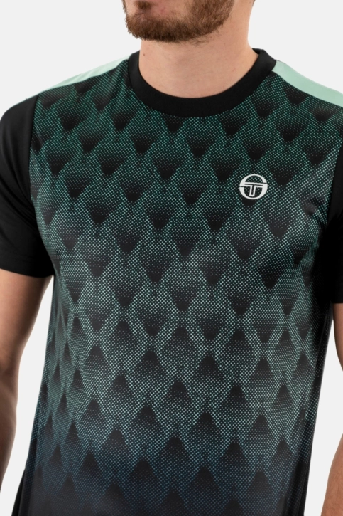 tee shirt sergio tacchini foresta 521-blk/oce