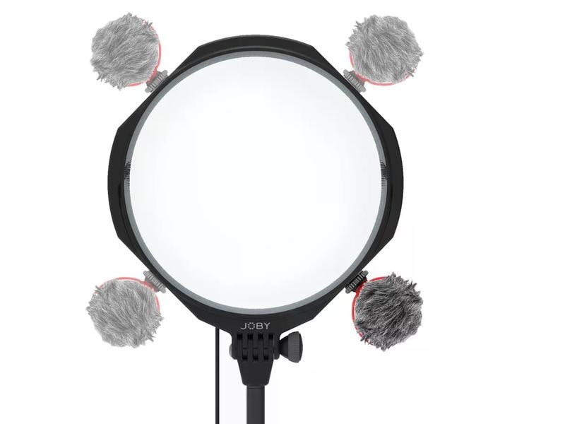 Joby Videoleuchte Beamo Studio Creator Kit All-in-One YouTube-Heimstudio-Kit mit LED Key Light, Hintergrundlicht und Mikrofon