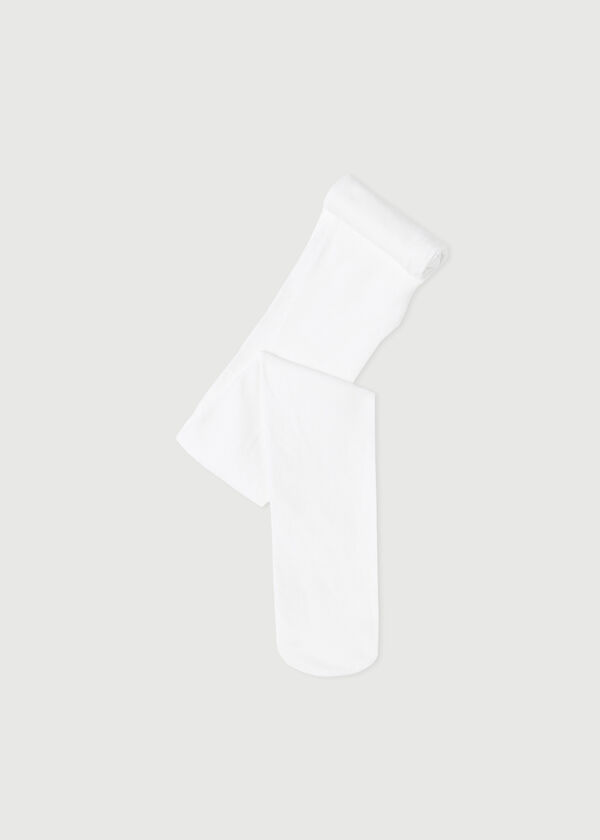 Meia-calça super opaca para meninas com cashmere