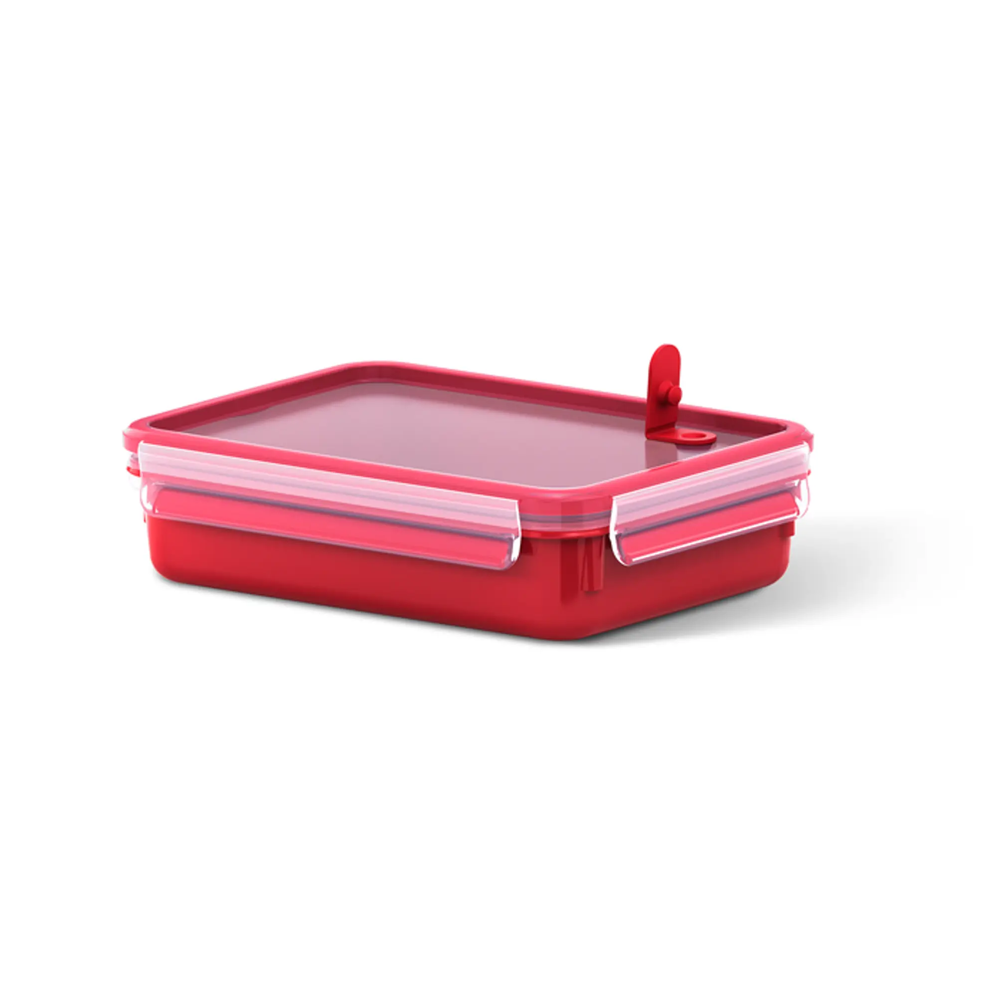 Clip micro boîte rect. 1.2l rouge