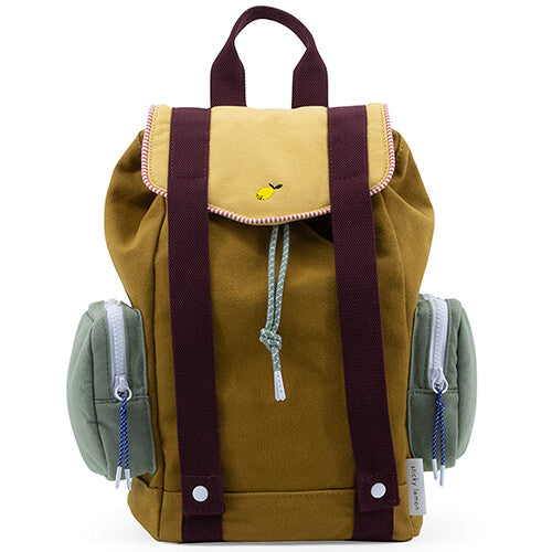 Sticky lemon kinderrugzak adventure - meet me in the meadows - khaki green - small - 34 cm