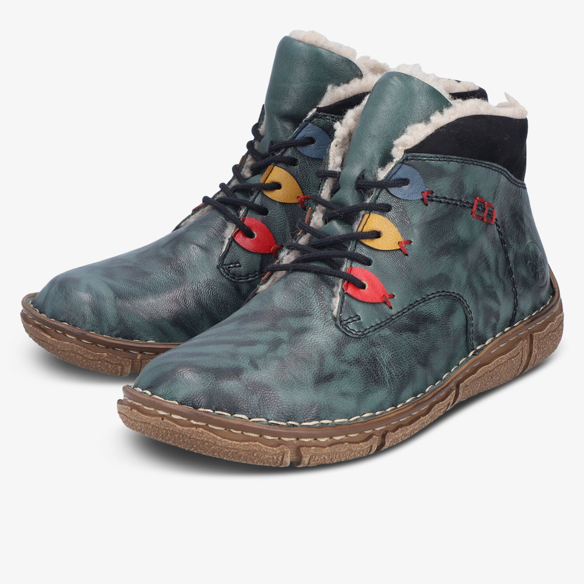 rieker Damen Stiefeletten grün