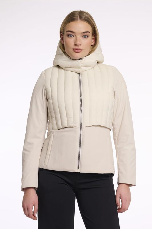 Rino & Pelle - Gewatteerde Jas Veerle - Beige - Dames