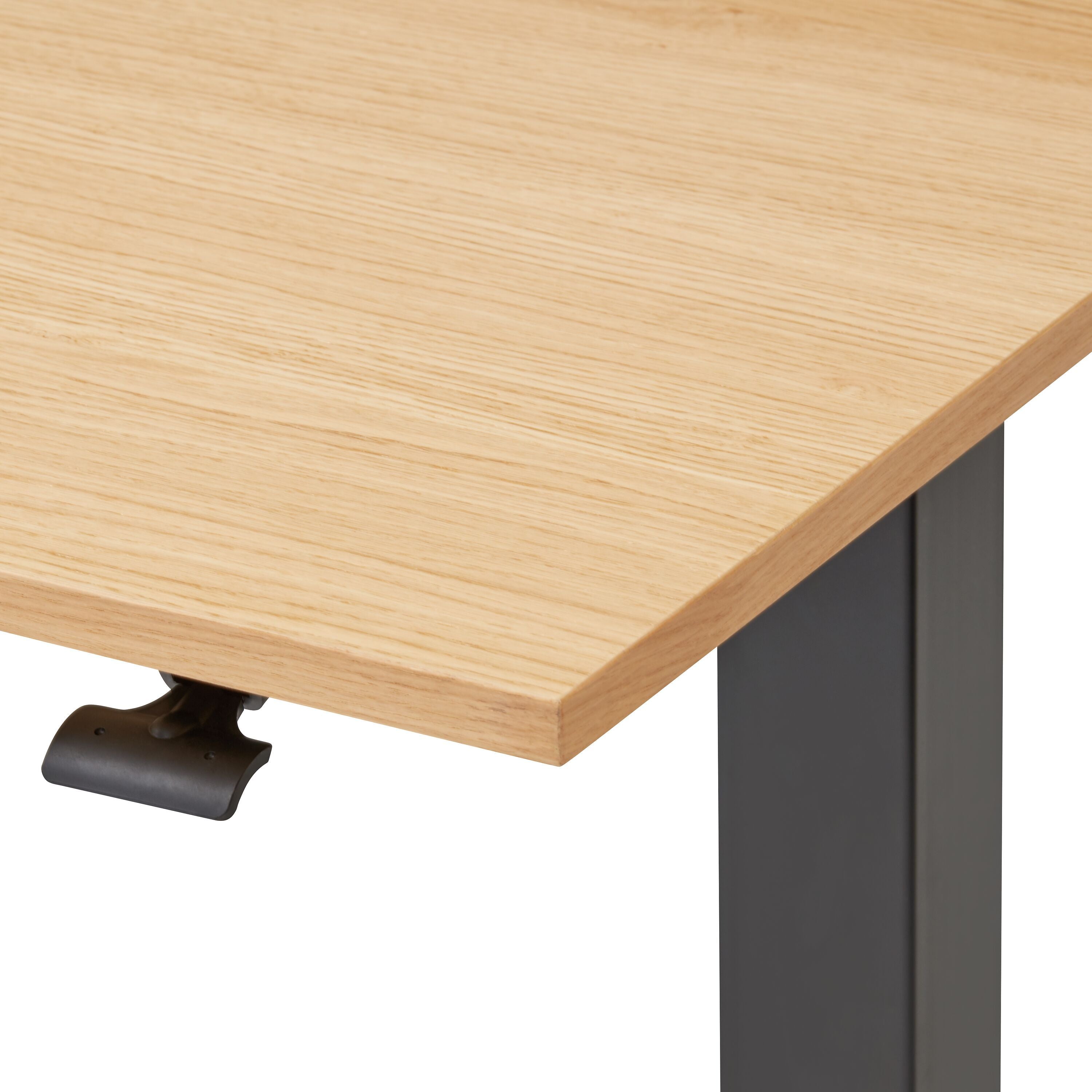 ECCO Light_Pult h.v.135x70_schwarz/eiche - Eiche / B: 135.0 cm x T: 70.0 cm x H: 73.0 cm
