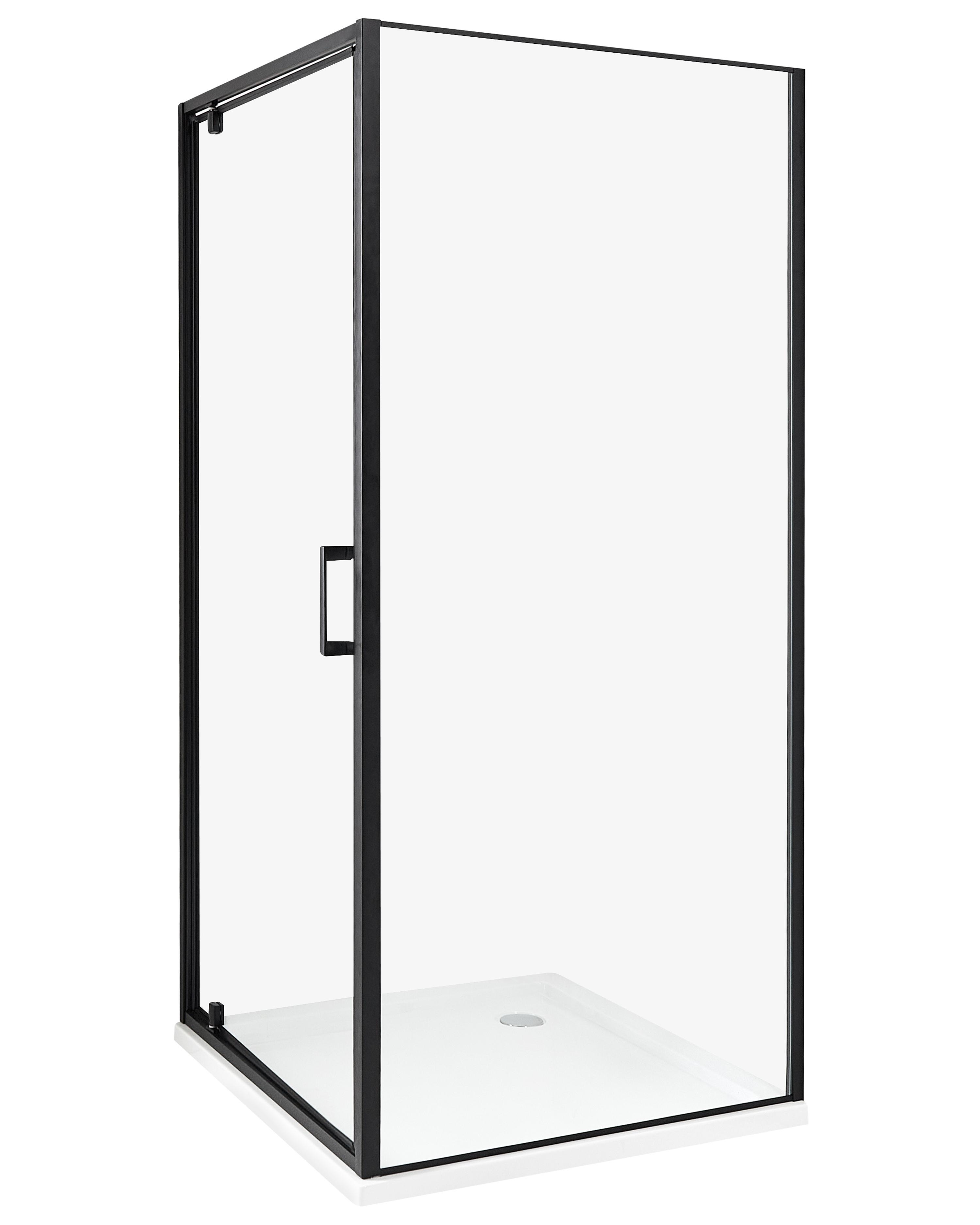 Douchecabine DARLI 90 x 90 x 185 cm Zwart