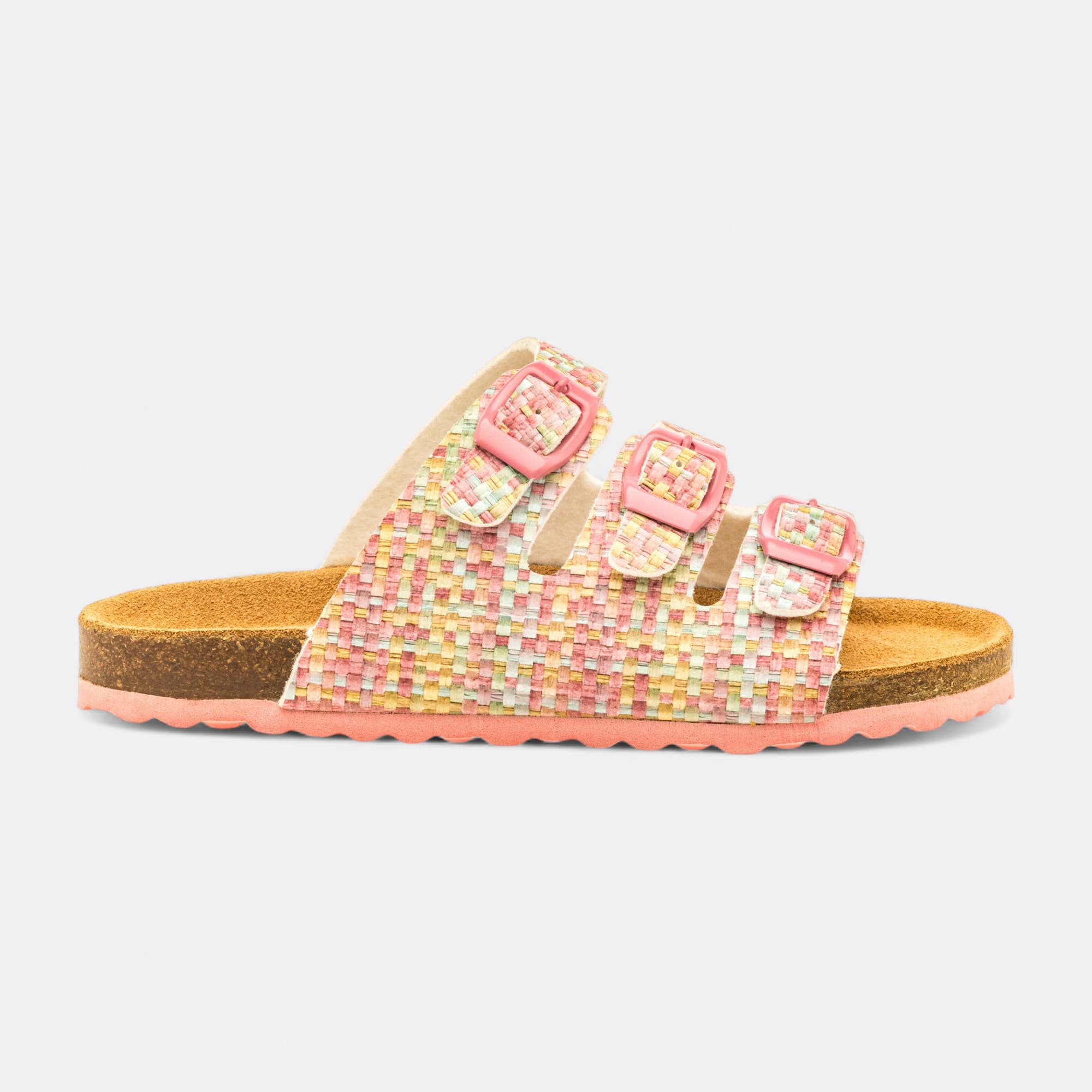 Nu-pieds Fille rose