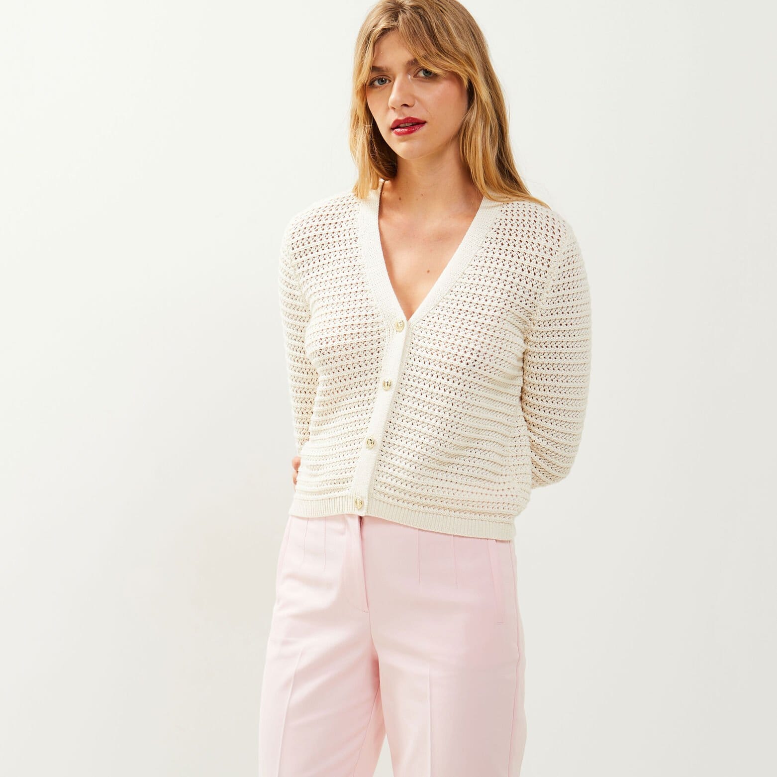 Gilet raccourci femme