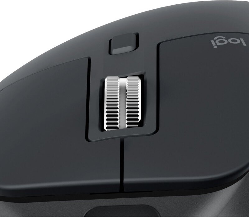 Logitech - Mx Master 3S Trådløs Mus Med Quiet Click - Sort