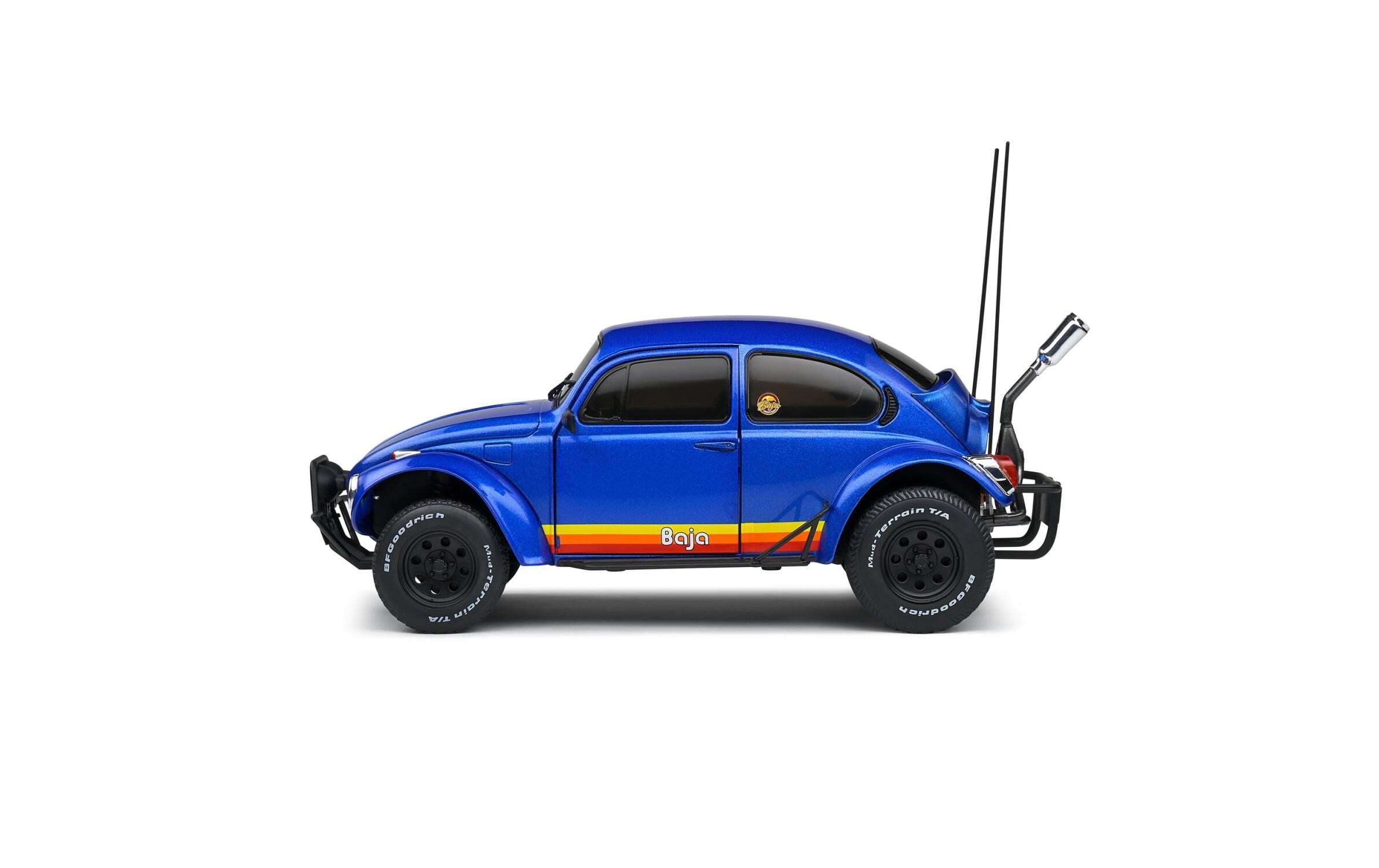 VW Beetle Baja Blau Metallic, 1:18Detailgetreues Modellauto für Sammler im Massstab 1:18