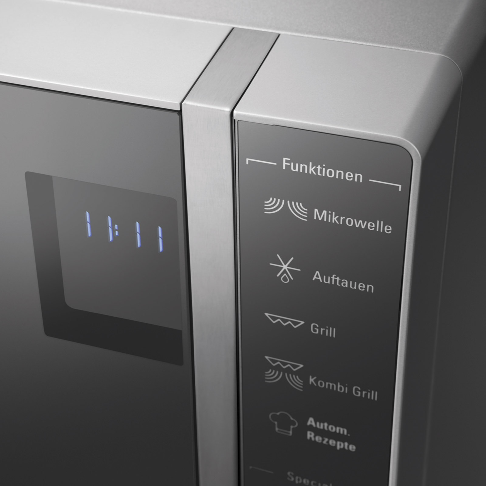 BAUKNECHT Grill-Mikrowelle MW 304 M - grau - 1050 Watt