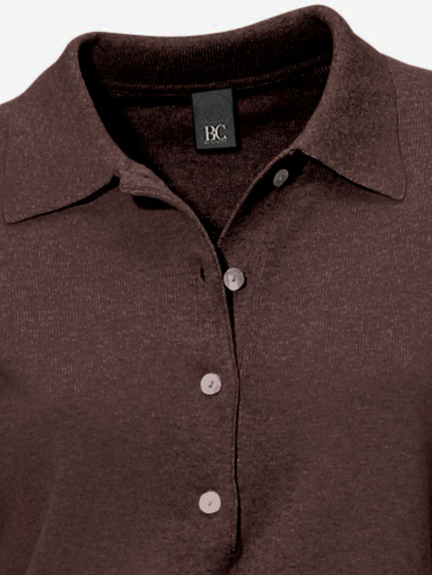 Pull polo style polo classique avec patte de boutonnage et boutons