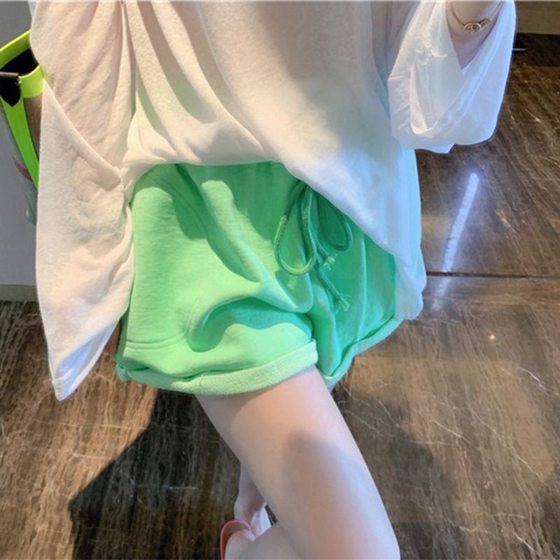 Everose - Shorts met wijde pijpen en trekkoord