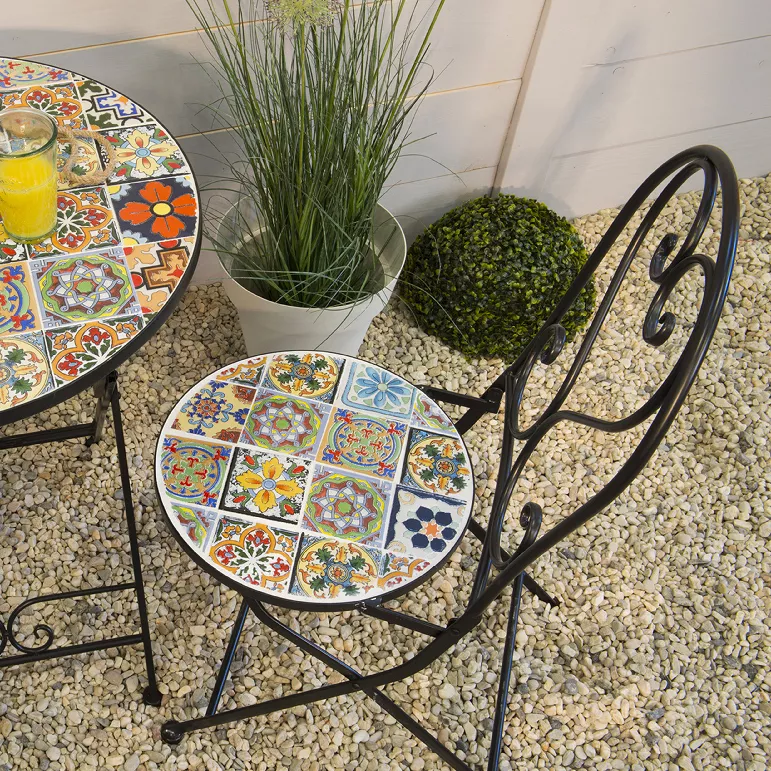 Chaise de bistro pliable Braga - Multicolore