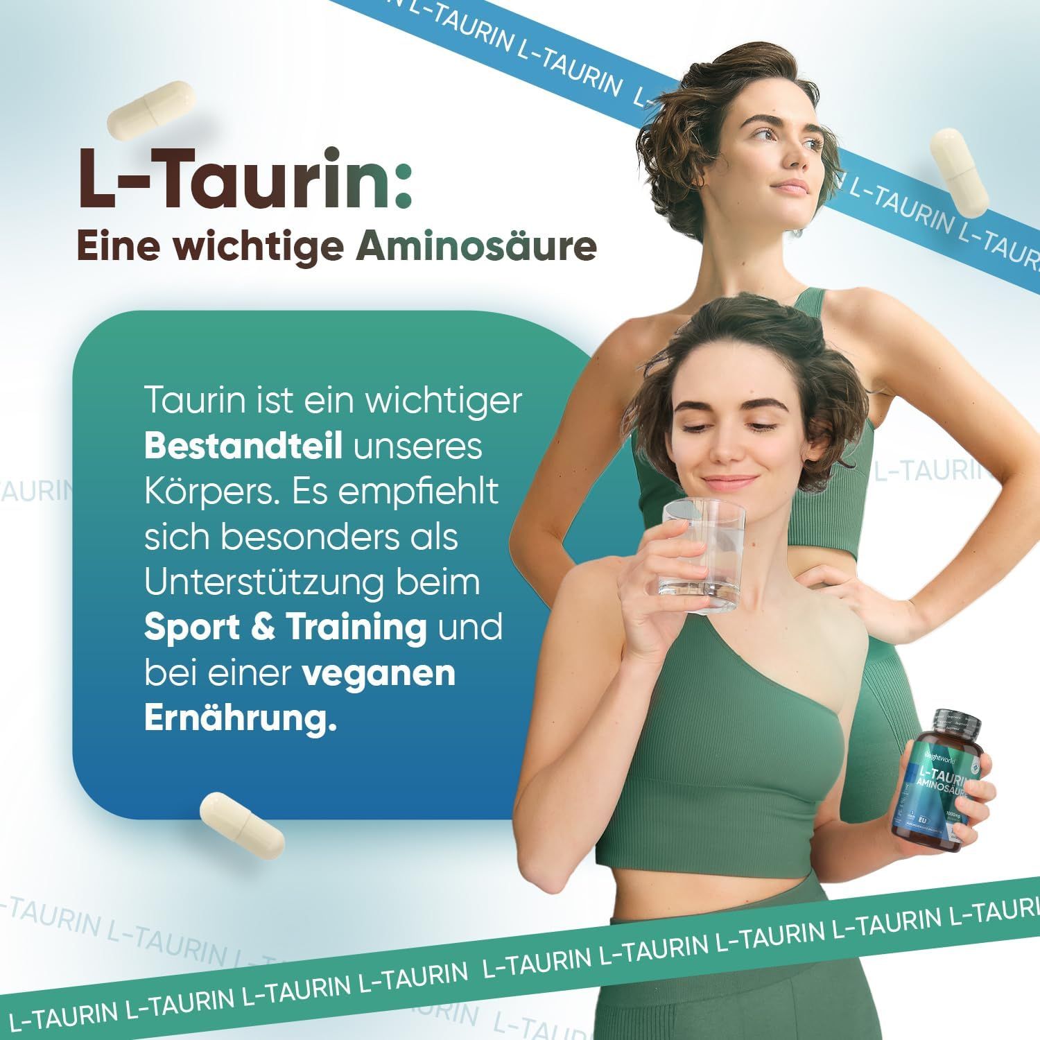 WeightWorld L Taurin Aminosäure Kapseln