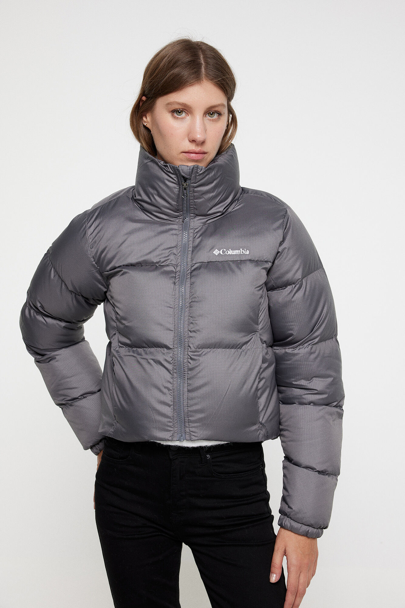 Jaqueta curta acolchoada feminina Columbia™ Puffet™