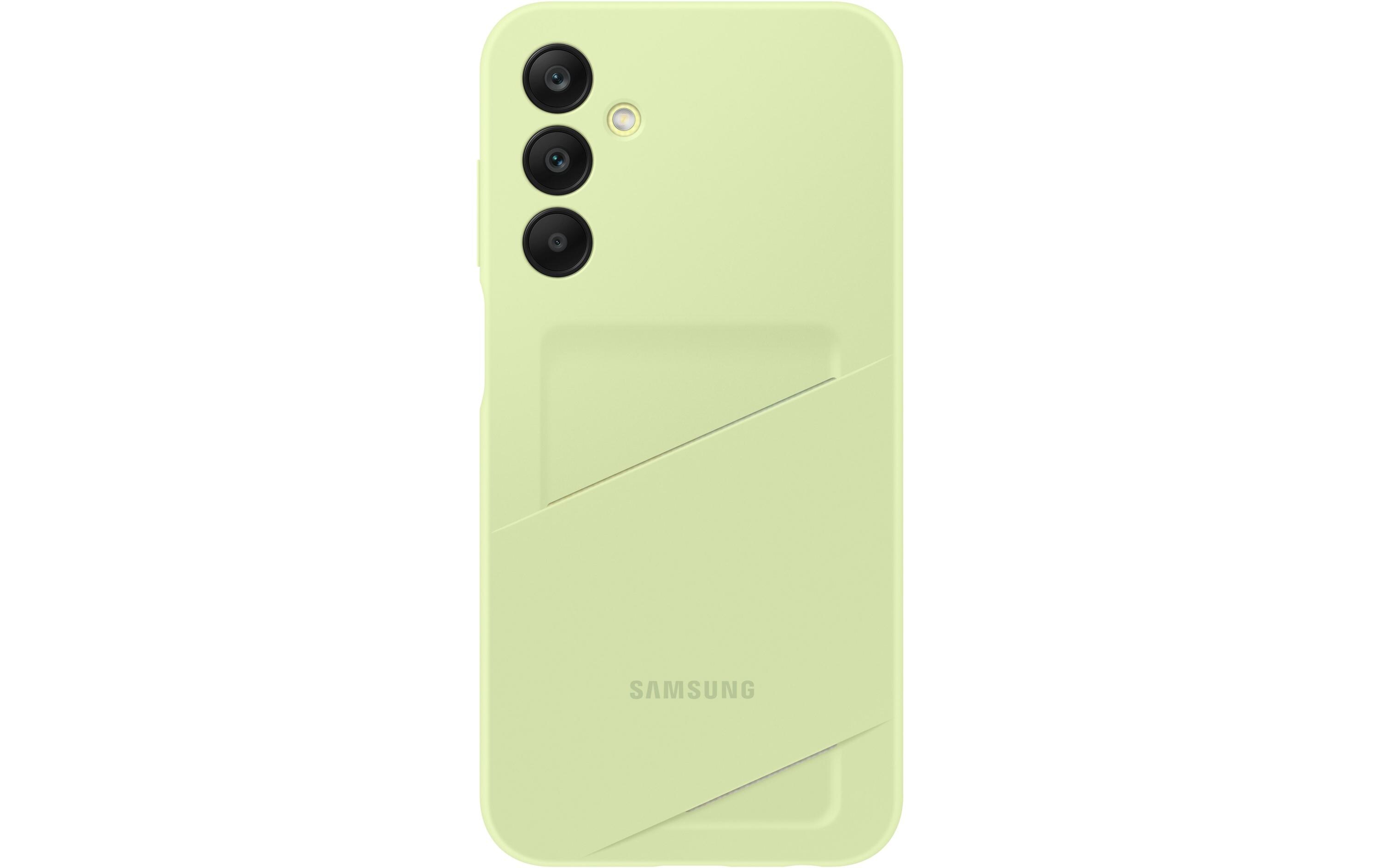 Back Cover Card Slot Galaxy A25 5G GrünSchlanke Schutzhülle mit Kartenfach für das Samsung Galaxy A25 5G