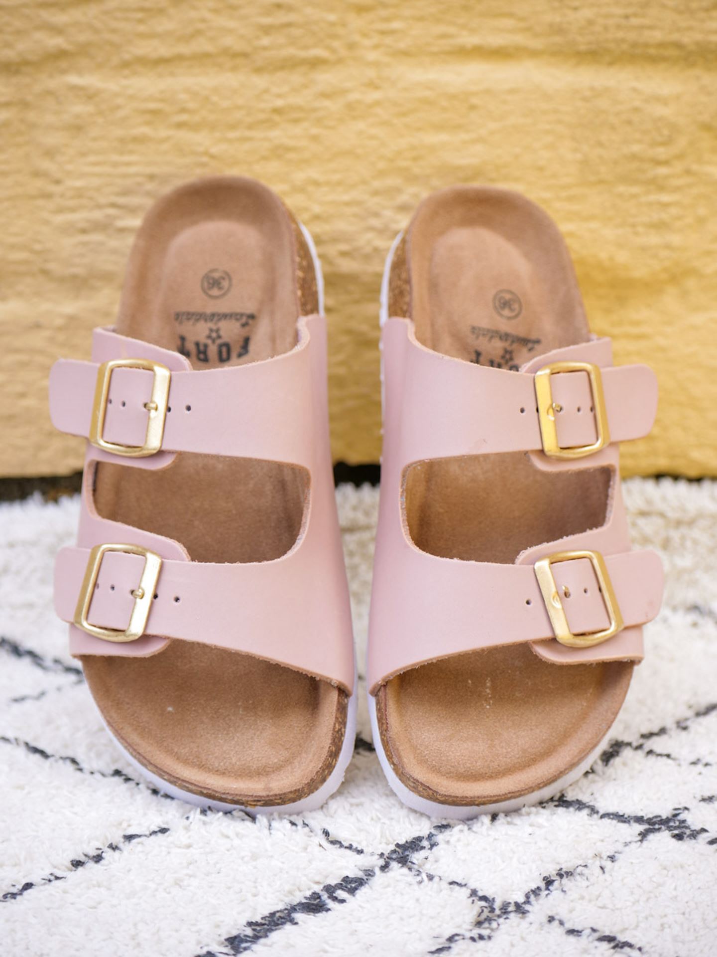Baste Cork Sandal Leather