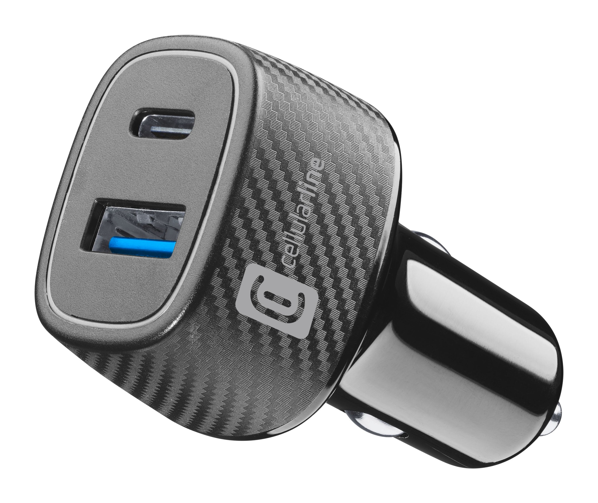 Cellularline USB-Ladegerät »USB Car Charger Multipower Ultra 30W« Ladegerät Lader für Samsung Galaxy, Apple iPhone, Google Pixel