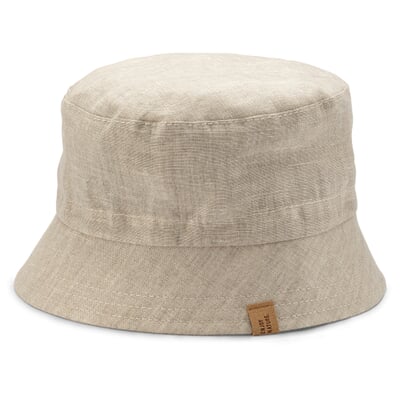 Kinder-Bucket-Hat Leinen, Natur