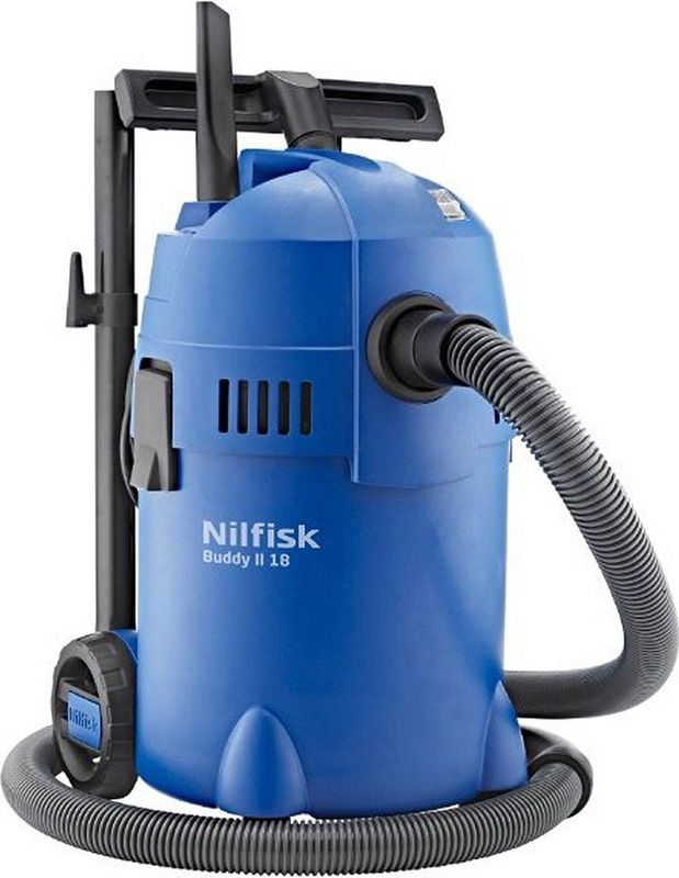 Nilfisk Buddy 18 Nat en Droogzuiger Blauw