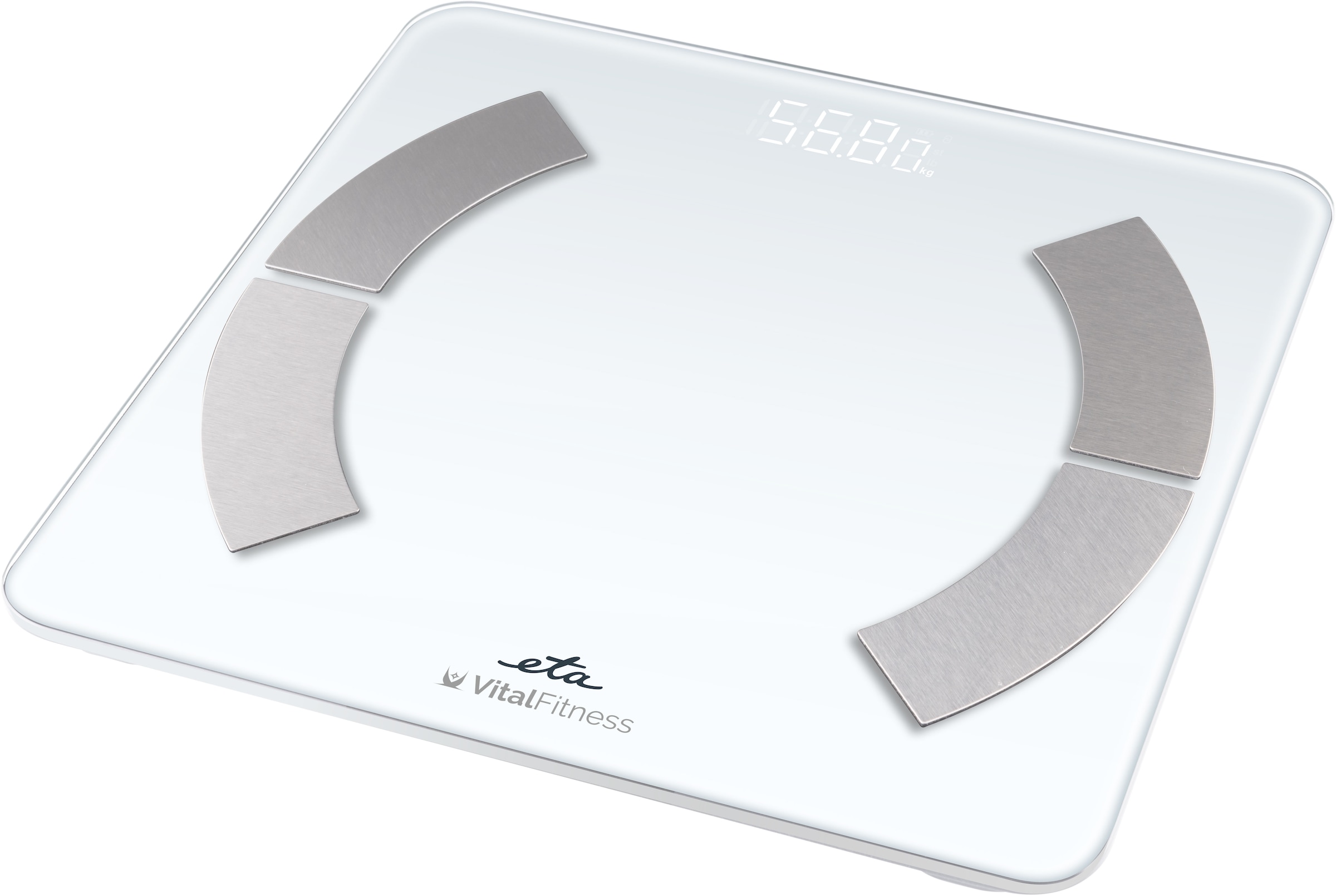 eta Körper-Analyse-Waage »ETA Vital Fitness« Smart-Körperwaage mit App und 18 Analysewerten, 180 kg Tragkraft