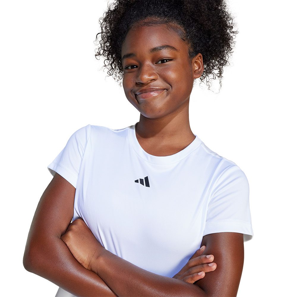 adidas Train Essentials Regular Fit Logo Training T-Shirt Kinder white
