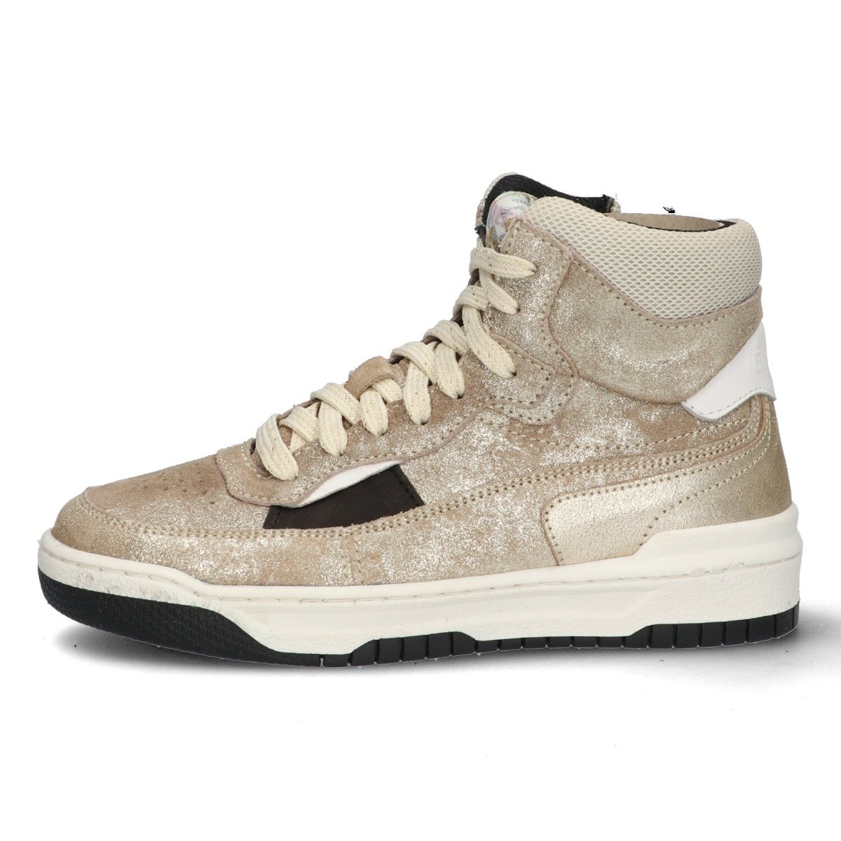 Rolan Rebel - Hoge Sneakers Braqeez Goud