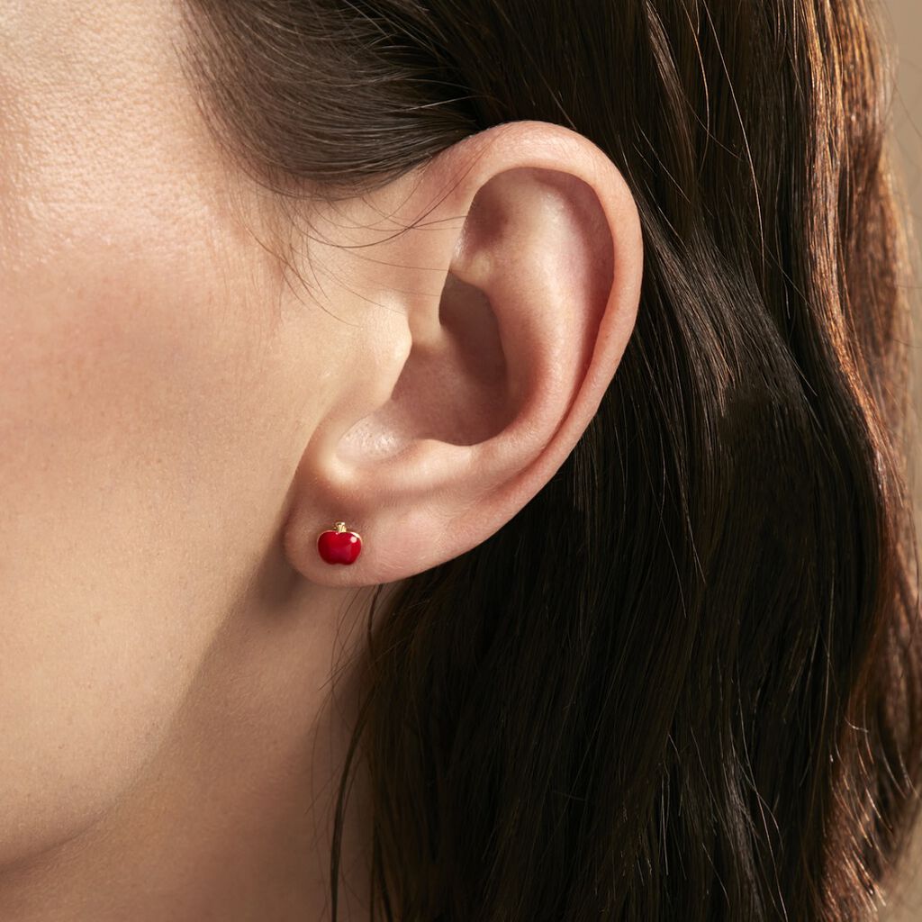 Boucles D'oreilles Puces Eve Or Jaune