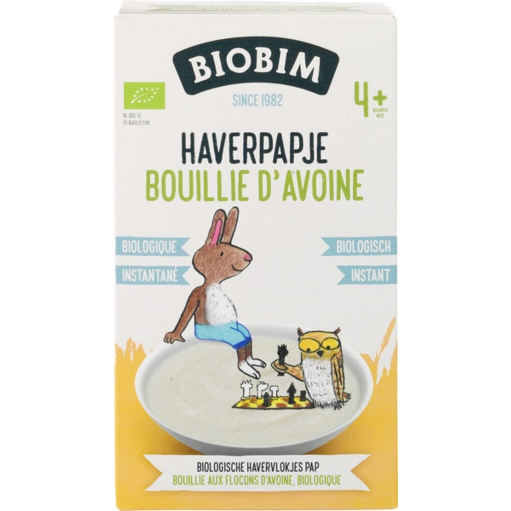 6x Biobim Papje 4+ mnd Haver200 gr