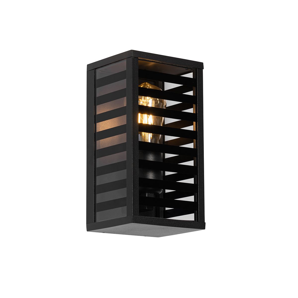 Moderne buiten wandlamp zwart 26 cm IP44 - Reims